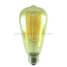 St64 8W Long Filament Or Coloré Dimmable E27 Ampoule LED